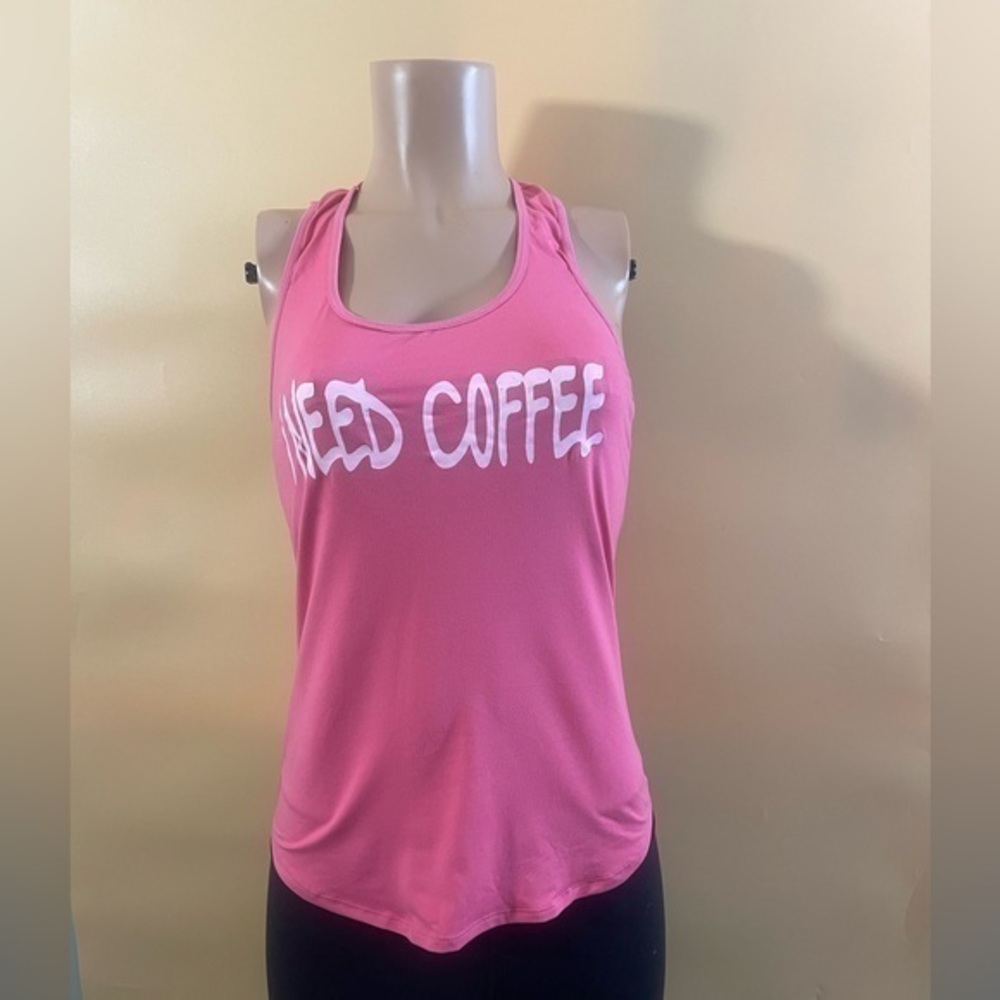 I Need Coffee Active Tank Top